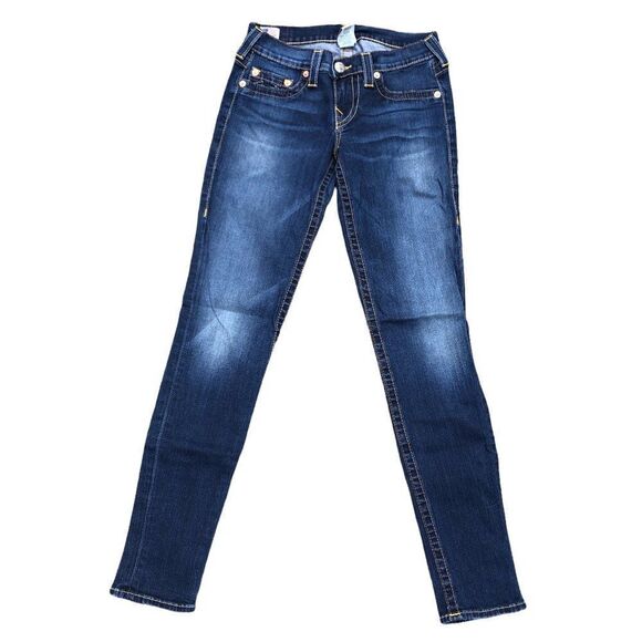 TRUE Religion Jeans Size 27 CASEY Blue - Picture 4 of 4